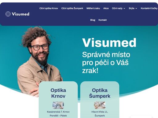 oční centrum visumed je zcela nové a moderní centrum pro dokonalou péči o váš zrak. změříme, pomůžeme vybrat brýle, kontaktní čočky, nebo vás, v případě nutnosti, objednáme k očnímu lékaři.