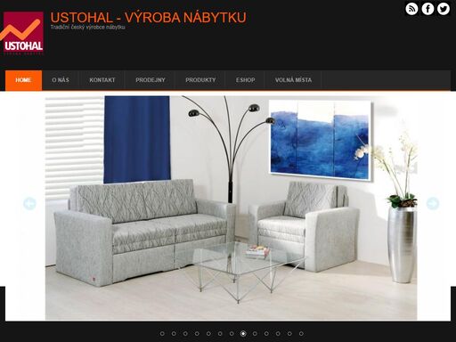 ustohal – výroba nábytku do interiéru, domova nebo kanceláře. pestrý sortiment výrobků: postele, sedací soupravy, křesla, rozkládací pohovky nebo válendy.