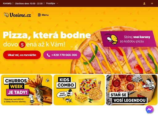nejrychlejší rozvoz americké pizzy, stripsů, křidélek a nápojů po celém prostějově. objednej online a do 30 minut máš jídlo doma!