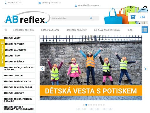 široký výběr reflexních pásků, vest, přívěsků a dalších doplňků pro zvýšení vaší bezpečnosti. kvalitní produkty za nízké ceny. dodání do druhého dne.