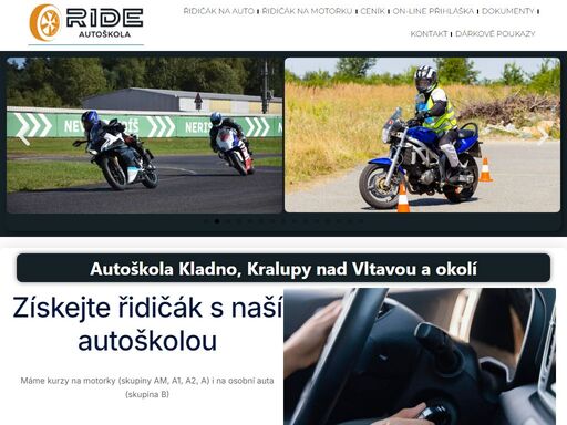 autoškola kladno, kralupy nad vltavou a okolí získejte řidičák s naší autoškolou máme kurzy na motorky (skupiny am, a1, a2, a) i na osobní auta (skupina b) vybrat si můžete pobočku kladno nebo kralupy nad vltavou řidičák na auto řidičák na motorku ostatní služby l17 - řidičák na auto od 17 let v souvislosti se