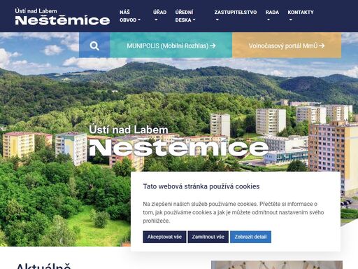 ústí nad labem-neštěmice je jeden ze čtyř samosprávných městských obvodů statutárního města ústí nad labem.
