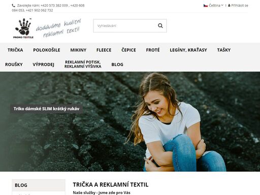 trička a reklamní textil,velkoobchod textilem