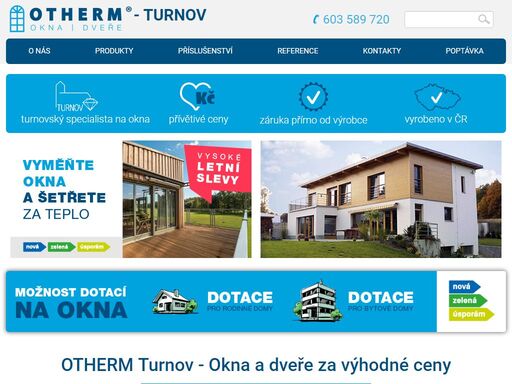 nabídka otherm to jsou kvalitní okna a dveře ze všech materiálů, která dlouho vydrží. poradíme vám s výběrem, vyrobíme, spolehlivě namontujeme a zajistíme servis. 