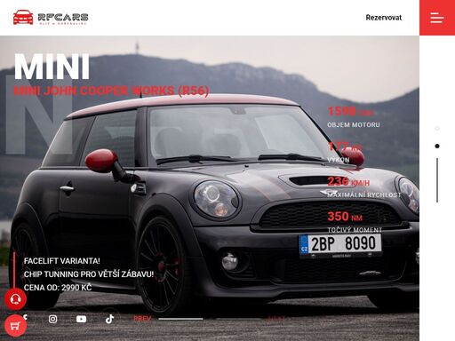 autopůjčovna dolní kounice nabízí k pronájmu luxusní sportovní vozy. vyzkoušejte bmw m3 nebo mini cooper a užijte si dynamickou jízdu! ideální pro víkendové výlety, svatby nebo speciální příležitosti.