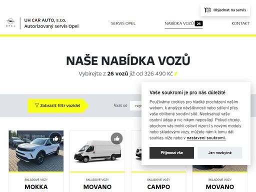 autorizovaný dealer opel uherské hradiště