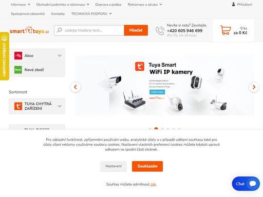 internetový obchod zabývající se prodejem produktů určených pro chytrou domácnost. skladem, rychle a spolehlivě.