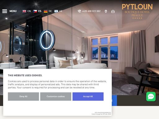 ubytování v praze, v pytloun boutique hotelu prague**** nabízí luxusní pobyt v centru prahy. zarezervujte si pobyt online s garancí nejlepší ceny.