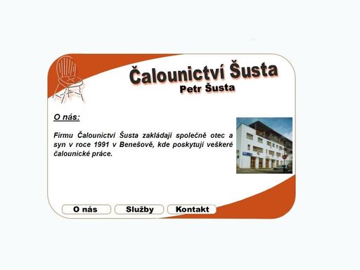čalounictvé šusta - veškeré čalounické práce
