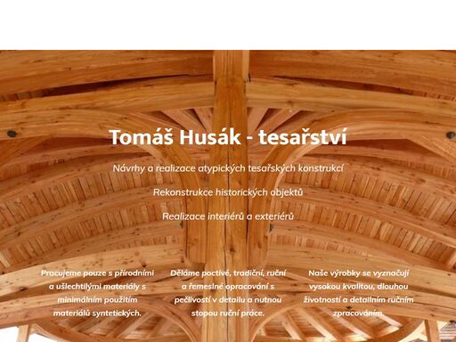 provádíme návrhy a realizace atypických tesařských konstrukcí.
