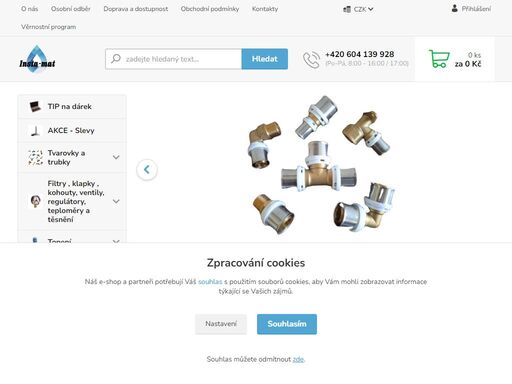 prodej elektrického a ručního nářadí, instalatérských potřeb a koupelnového vybavení.  - do 4.1. 2024 dovolená 
