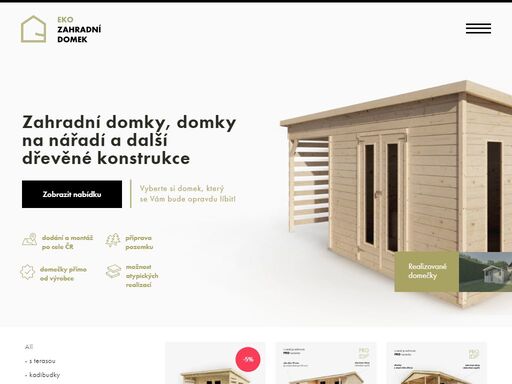 vyberte si ze široké nabídky |nyni se slevou za akční ceny | individuální přístup - rozměry, okna, barva, osvětlení jednoduchá montáž svépomocí nebo našim pracovníkem.
