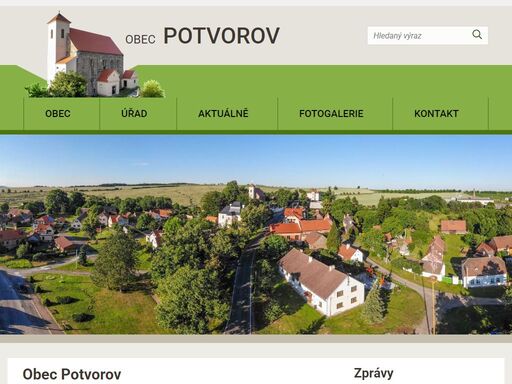 oficiální stránky obce potvorov