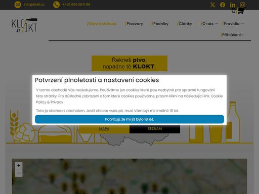objevte české řemeslné pivo přímo od pivovarů! klokt.cz propojuje milovníky piva s lokálními pivovary a hospodami s rotující pípou. vyberte si z široké nabídky českých craftových piv.