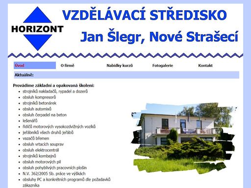 vzdělávací středisko horizont