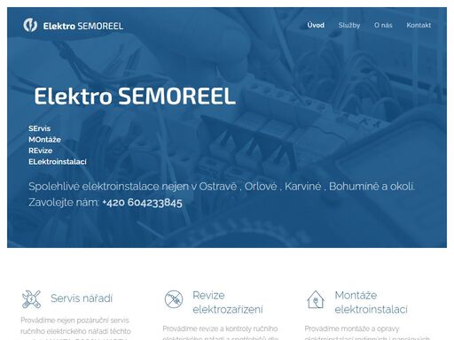 spolehlivé elektroinstalace nejen v ostravě , orlové , karviné , bohumíně a okolí. zavolejte nám: +420 604233845