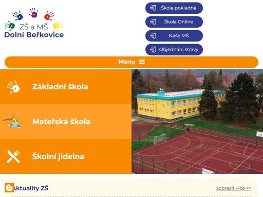 zš a mš dolní beřkovice plní funkci spádové školy pro obvod obcí dolní beřkovice, cítov a horní počaly v okrese mělník. 