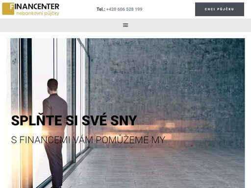 financím, osobním půjčkám a podnikatelským úvěrům se věnujeme mnoho let. spoluprací s námi tak můžete získat šikovného partnera, kterého zajímají vaše potřeby a který dokáže pomoci i tam, kde to vypadá beznadějně.