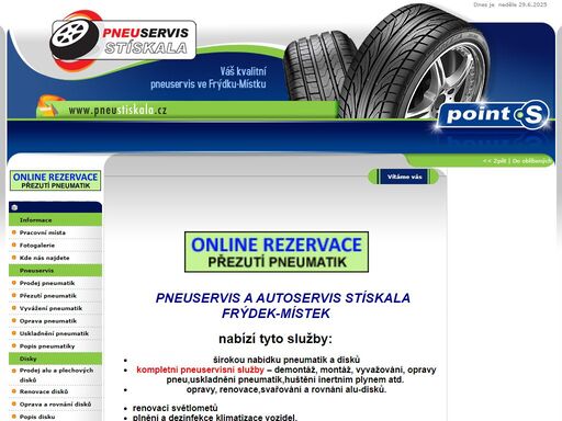 pneuservis a autoservis frýdek-místek, 