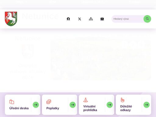 oficiální stránky obce netunice