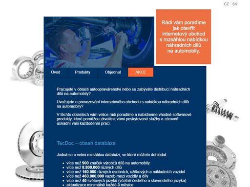 tecdoc - elektronický katalog autodílů