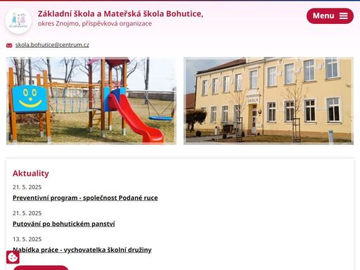jsme školou a školkou, která je otevřená a přístupná moderním trendům při výchově a vzdělávání našich dětí.