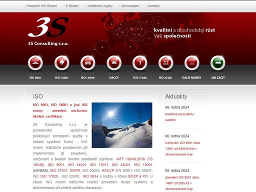 zavedení a udržování iso norem, iso, iso 9001, iso 14001, ohsas, iso 18001, iso 27001, iso 50001, ts 16949, iso 3834, školení interní auditor