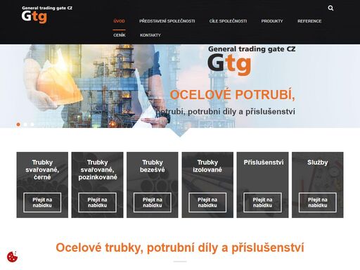 general trading gate cz, s.r.o. | kompletní dodávka ocelových trubek vhodné do každého prostředí a s všemi potřebnými certifikáty.????