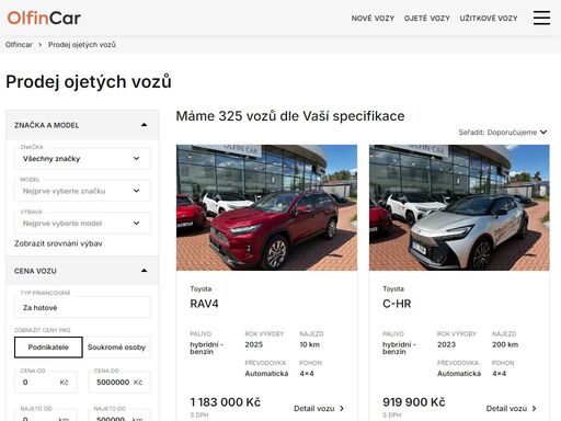 vybíráme pro vás ? nejlepší nabídky vozů ? volkswagen, škoda, toyota, volvo a lexus na prodej za hotové peníze na trhu!