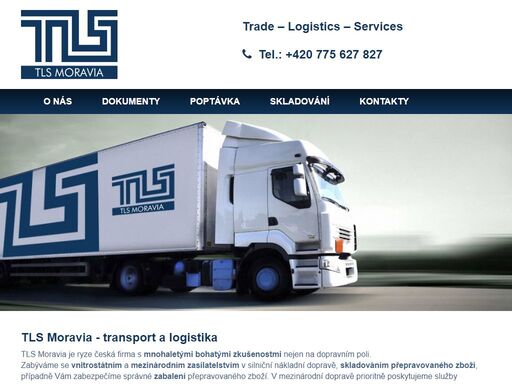tls moravia - transportní a logistické služby | transport, logistika, přeprava, spedice, export, import