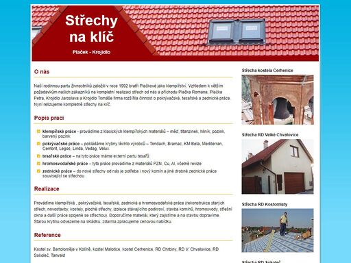 plaček - krojidlo klempířské, pokrývačské a tesařské práce
