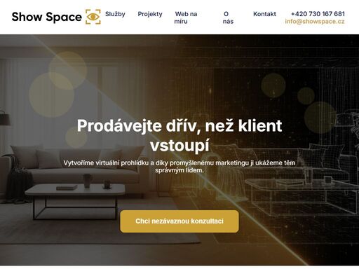 virtuální prohlídky, marketing, obsah, půdorysy, správa sítí a recenzí pro reality a podniky.