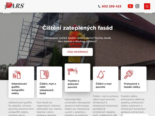 zajišťujeme komplexní servis čištění a ochrany fasád, odstraňení graffiti, tryskání a nátěry povrchů. kontaktujte nás. cenová nabídka po celé čr…