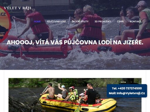 půjčovna raftů a kánoí na řece jizeře v českém ráji. ideální pro školní výlety, 
                                       rodiny i dobrodružné cestovatele. výlety v českém ráji.