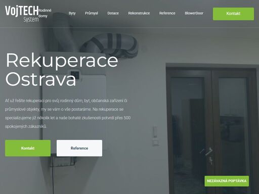 rekuperace od vojtech system zajistí čerstvý vzduch a úsporu energie pro domy, byty i firmy. zlepšete kvalitu bydlení ještě dnes!