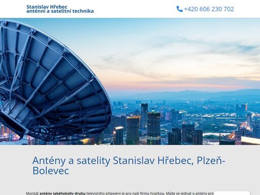 provádíme montáže satelitů a televizních antén pro dvb-t a dvb-s, ať už individuálních či společných v lokalitě plzeň. navštivte náš web.