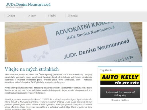advokátní kancelář denisa neumannová