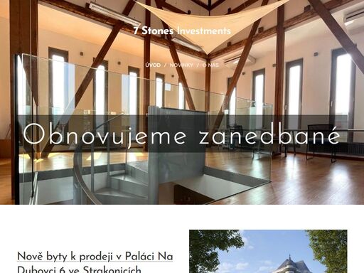 nově byty k prodeji v paláci na dubovci 6 ve strakonicích
