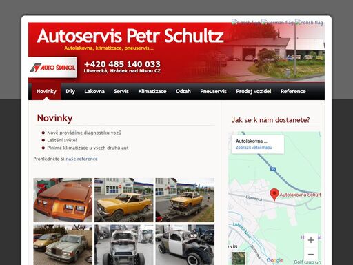 autolakovna, klimatizace a pneuservis v hrádku nad nisou v blízkosti zittau, liberec, chrastava a bogatynia