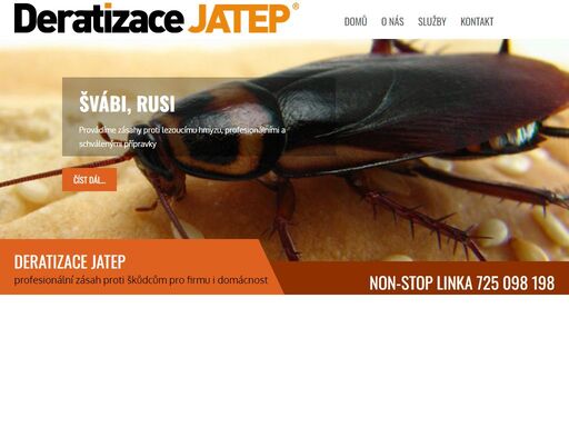deratizace, desinsekce, dezinfekce