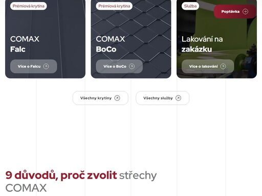jsme tradiční český výrobce plechových střešních krytin. zakládáme si na kvalitě, spolehlivé spolupráci a spokojených klientech.
