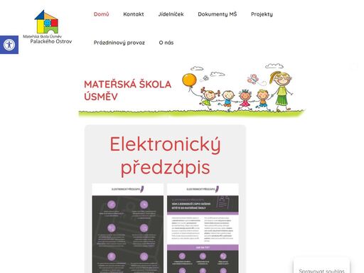 mateřská škola palackého ostrov vás vítá