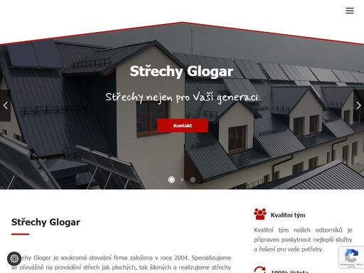 střechy glogar je soukromá stavební firma založena v roce 2004. specializujeme se převážně na provádění střech jak plochých, tak šikmých.