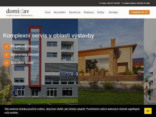 komplexní servis v oblasti výstavby