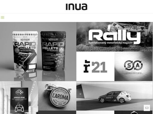 inua agentura - navrhujeme loga, tvoříme vizuální styl a branding. vypracujeme grafický logomanuál a zhotovíme tiskoviny, vizualizace a 3d. %