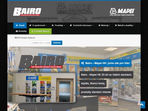 bairo mapei hradec králové - tisíce produktů skladem