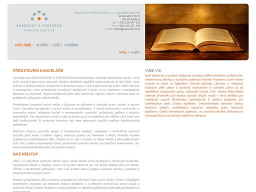 rakovský & partners s.r.o. attorneys-at-law