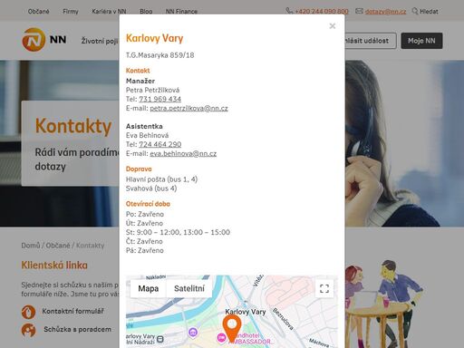 pobočka t.g.masaryka 859/18, karlovy vary. na našich obchodních místech jsme i nadále připraveni řešit požadavky klientů.