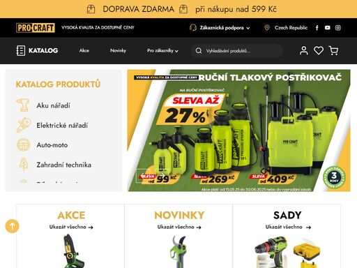 ruční nářadí od značky procraft