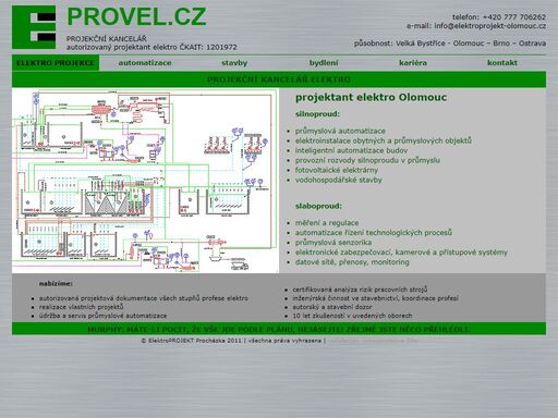 projektant elektro olomouc